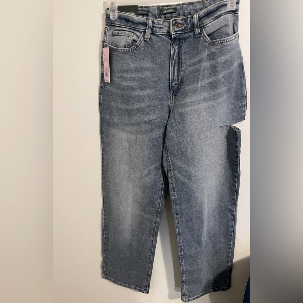 Sz 6/29” inseam woman Medium wash 90s relaxed straight jeans wild fable